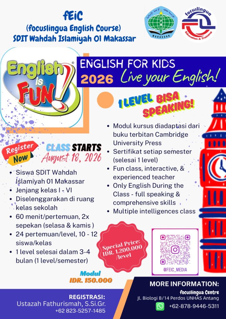 Flyer English Course
